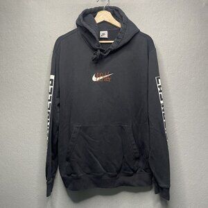 Nike LA Club America Hoodie Black Large Embroidered Logo